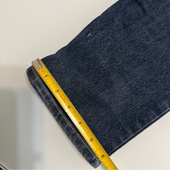 Levi's Demi Boot 508 Jeans Dark  Cotton Whiskering Distressed 20 R 30 X 30 Vs12 - Picture 4 of 6